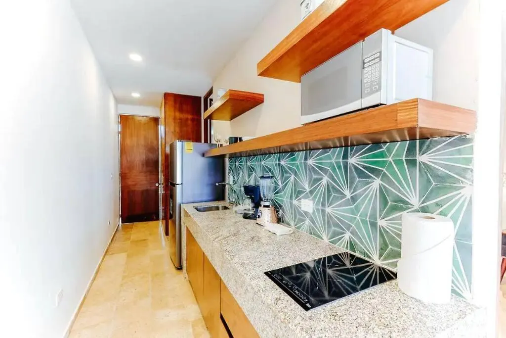 툴룸 105 Amena Charming 1Br 5 Min To The Beach 20Mb Wifi 아파트 0*,  멕시코