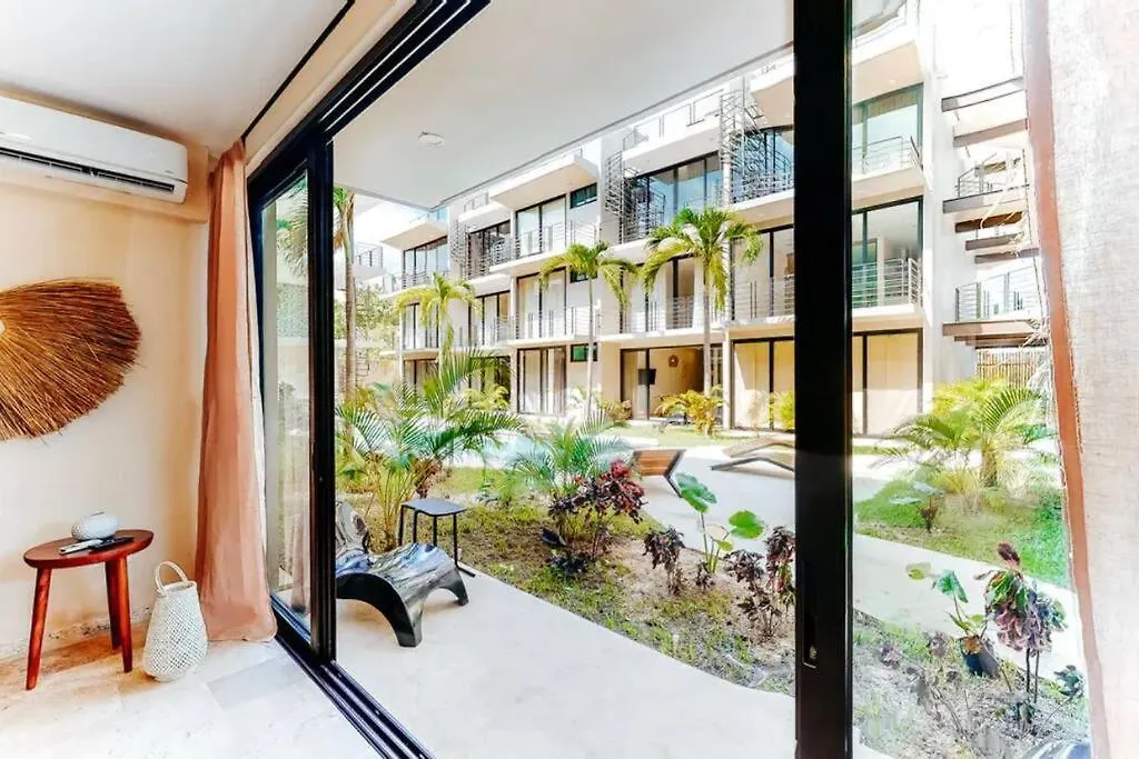 툴룸 105 Amena Charming 1Br 5 Min To The Beach 20Mb Wifi 아파트 0*,  멕시코